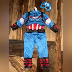 Marvel Captain America Costume sz 4T